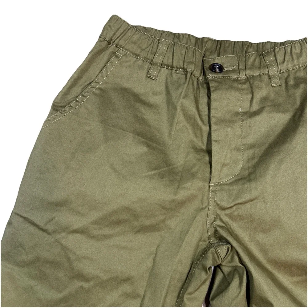 Woof Pants Men's XS Khaki Green Mesh Lined Commando Chino Elastic Stretch - Picture 3 of 12